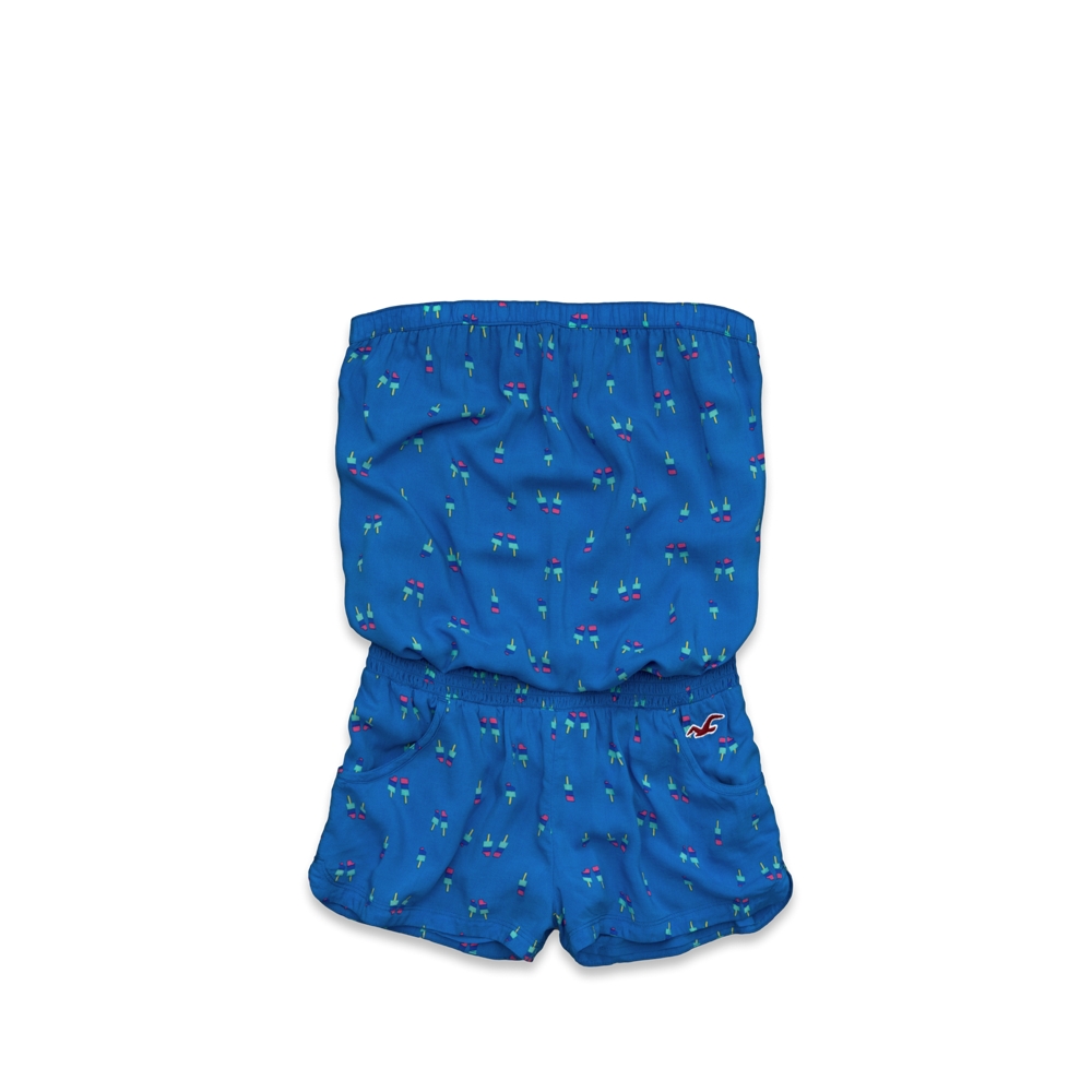 Girls Ocean Beach Romper