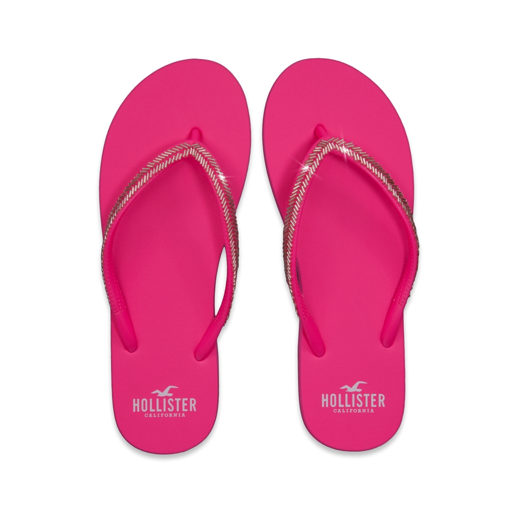 Girls Sparkling Shine Flip Flops