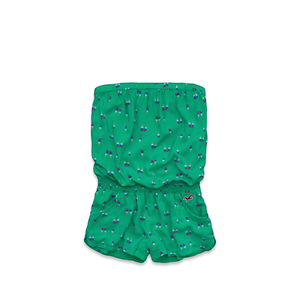 Girls Ocean Beach Romper