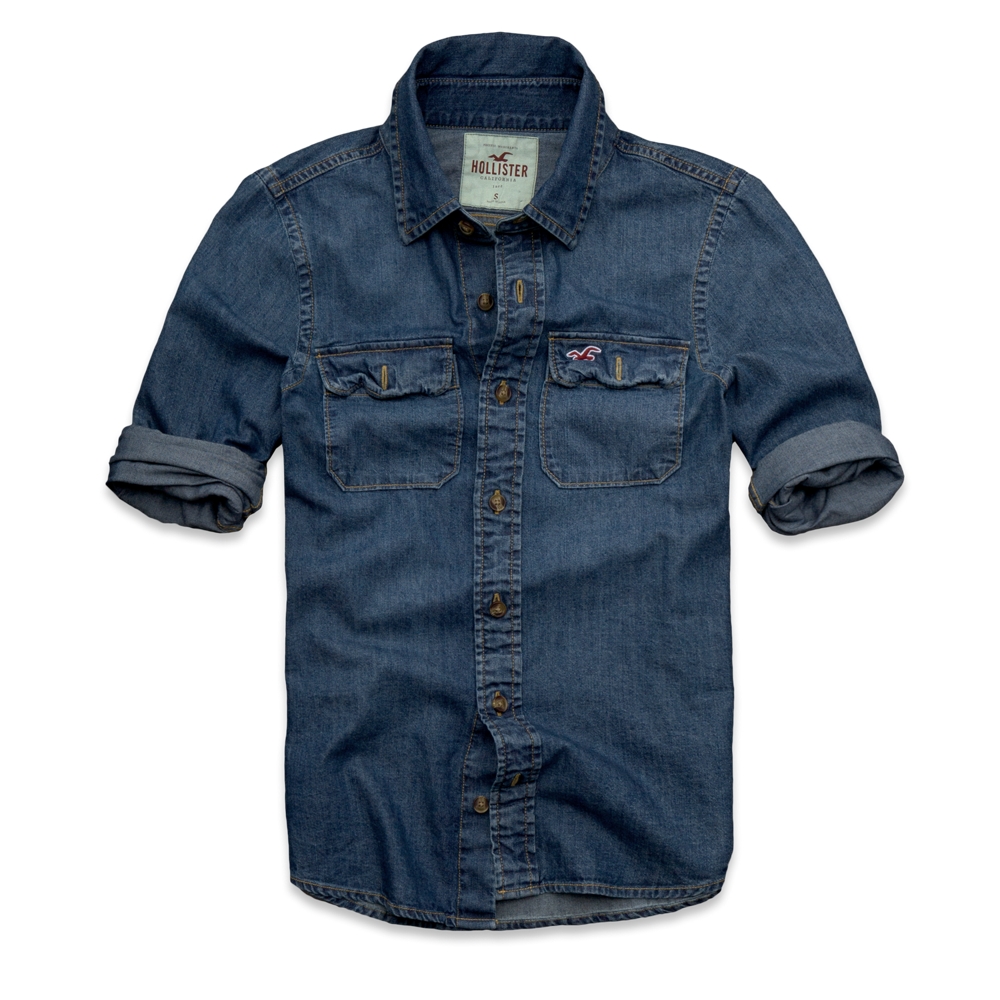 Boys Woods Cove Denim Shirt