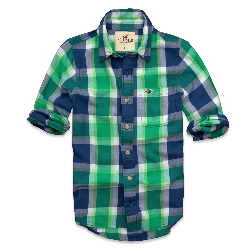 Boys Stone Steps Beach Twill Shirt