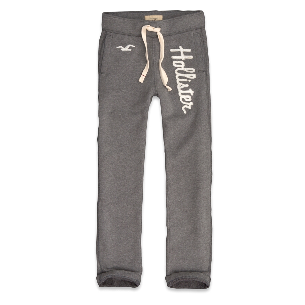 hollister grey sweatpants
