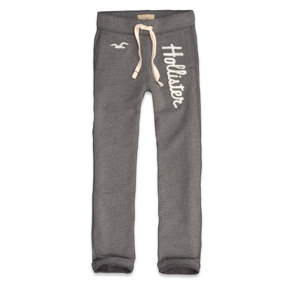 black sweatpants hollister