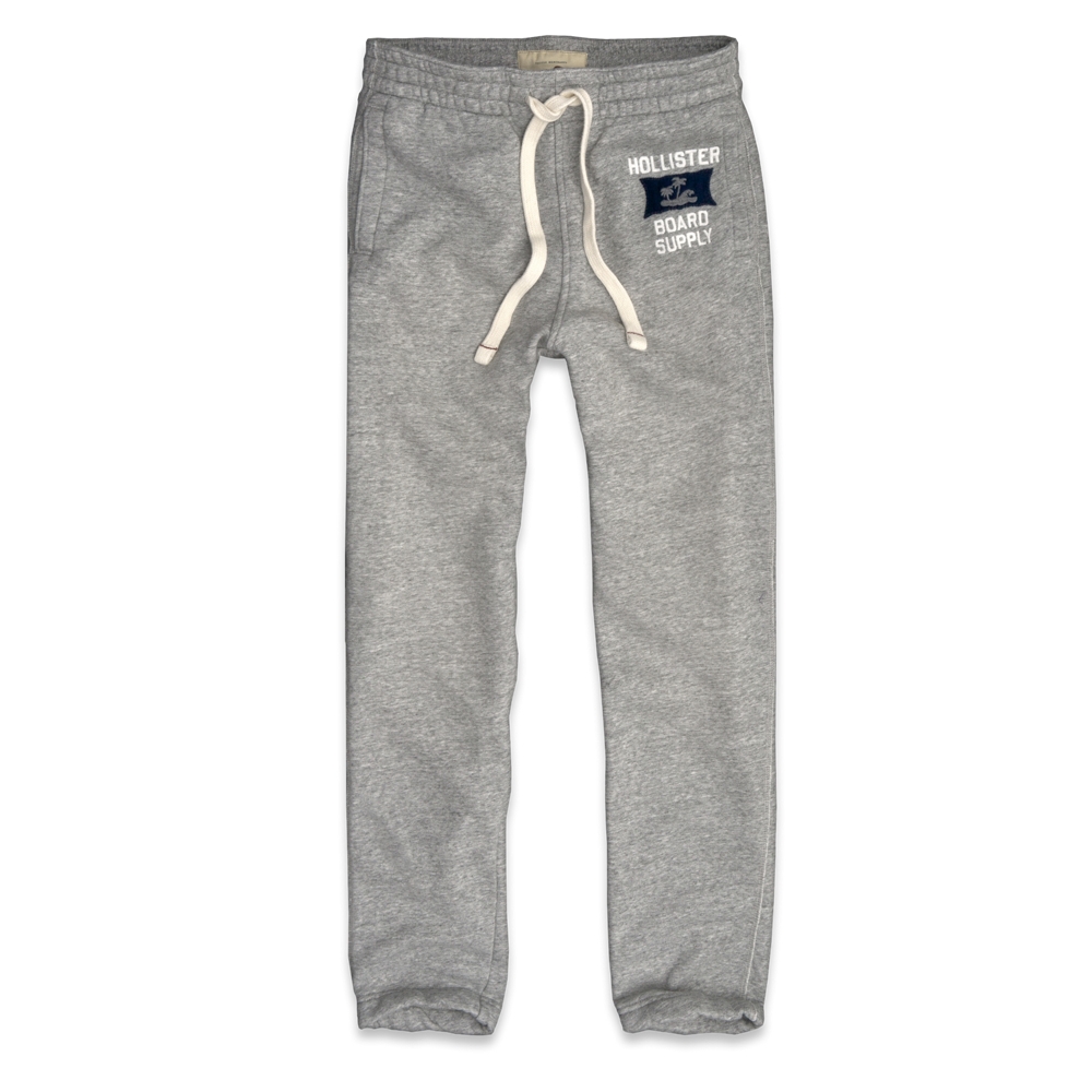 black sweatpants hollister