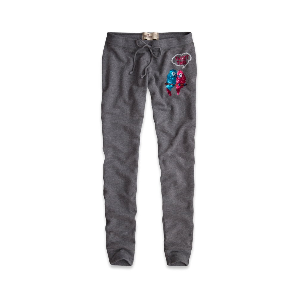 hollister grey sweatpants