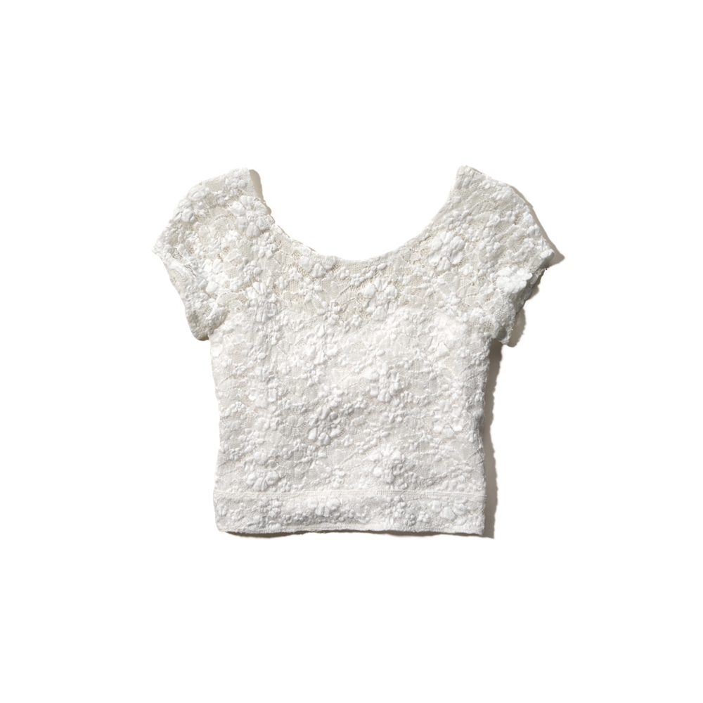 Hollister lace crop tops