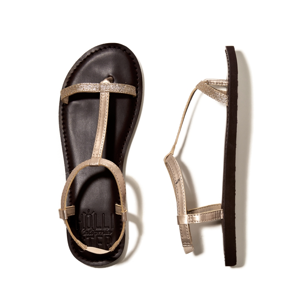 Girls Shine Faux Leather Sandals | Girls Clearance | HollisterCo