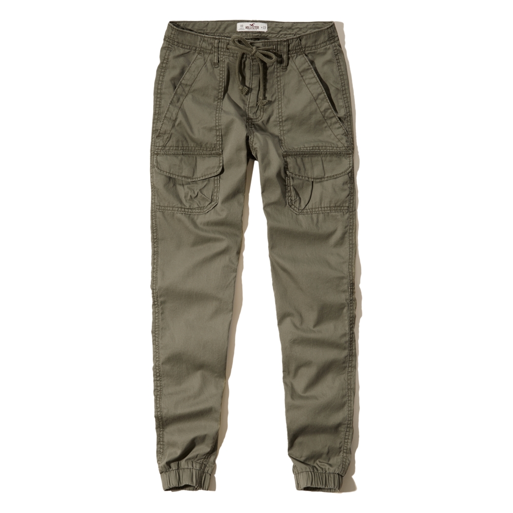 hollister utility joggers