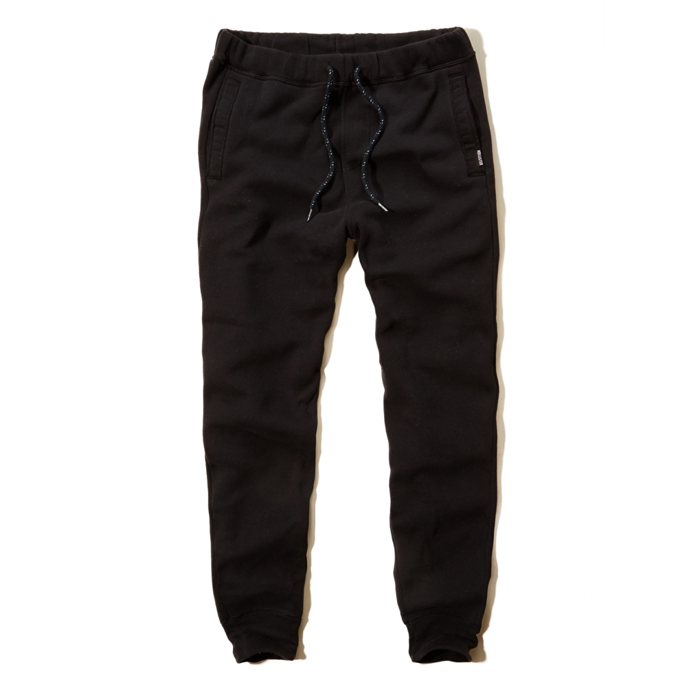 hollister navy joggers