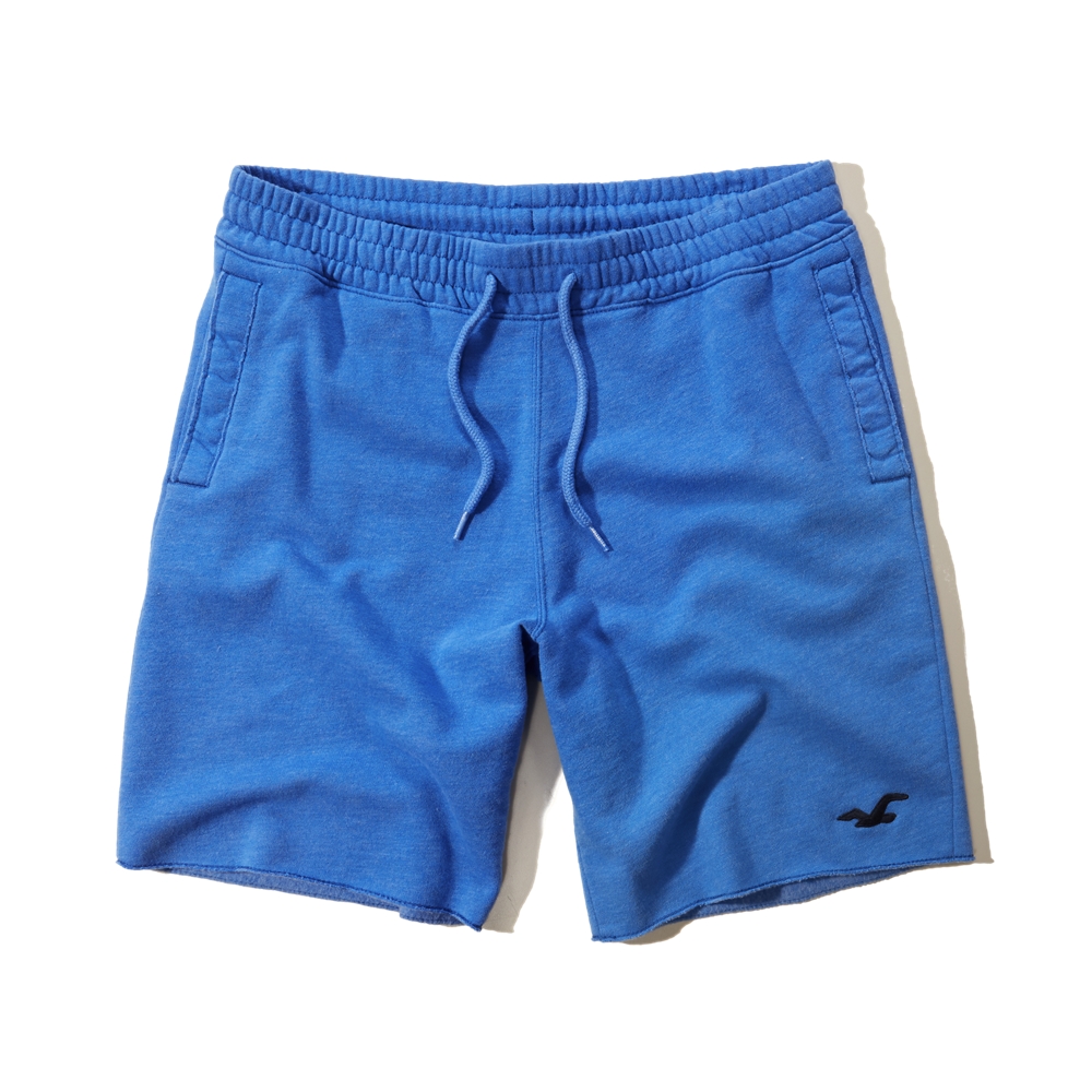 hollister fleece jogger shorts