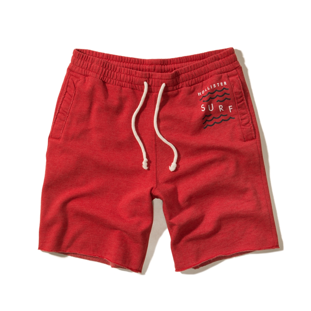 hollister fleece jogger short 9