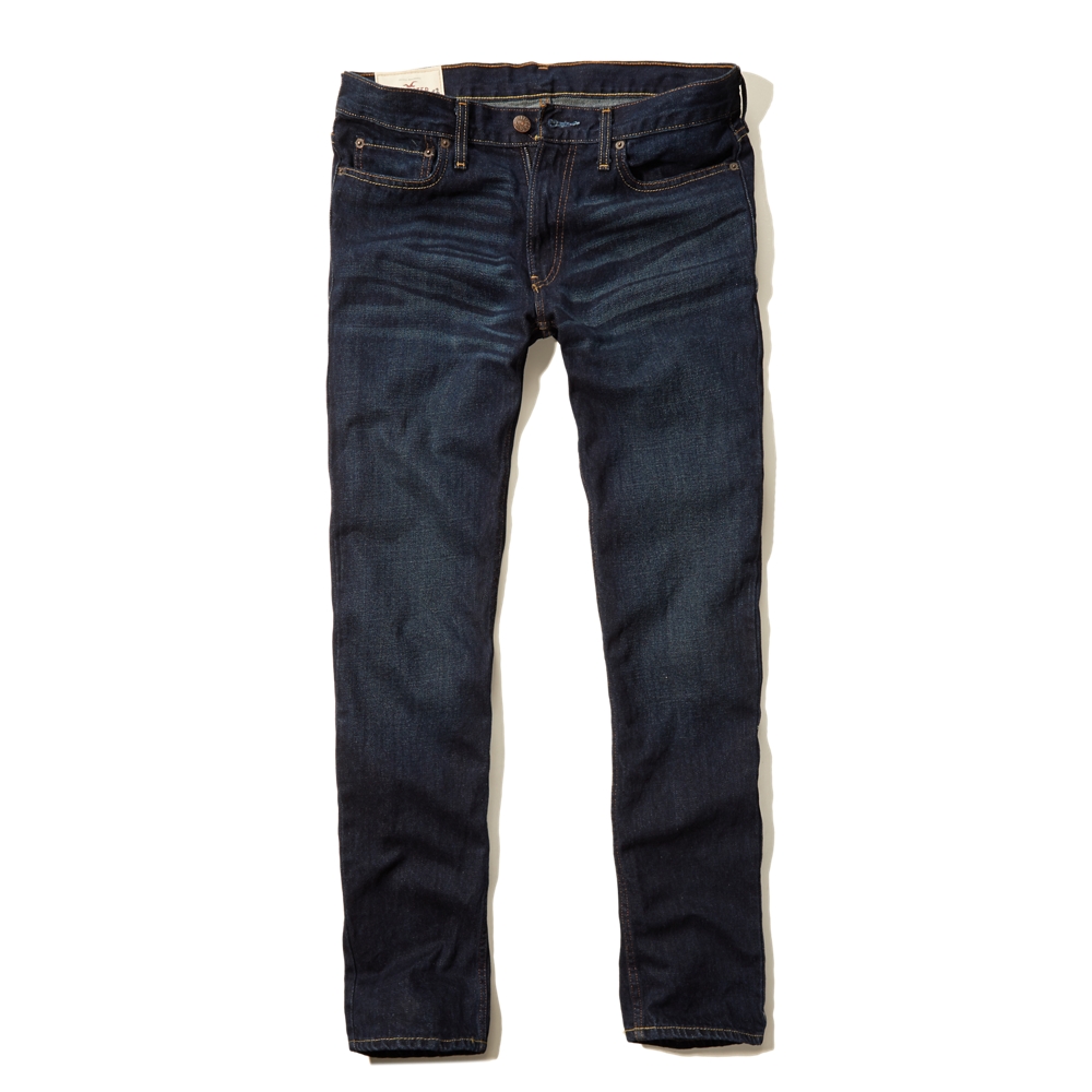 hollister mens slim straight jeans