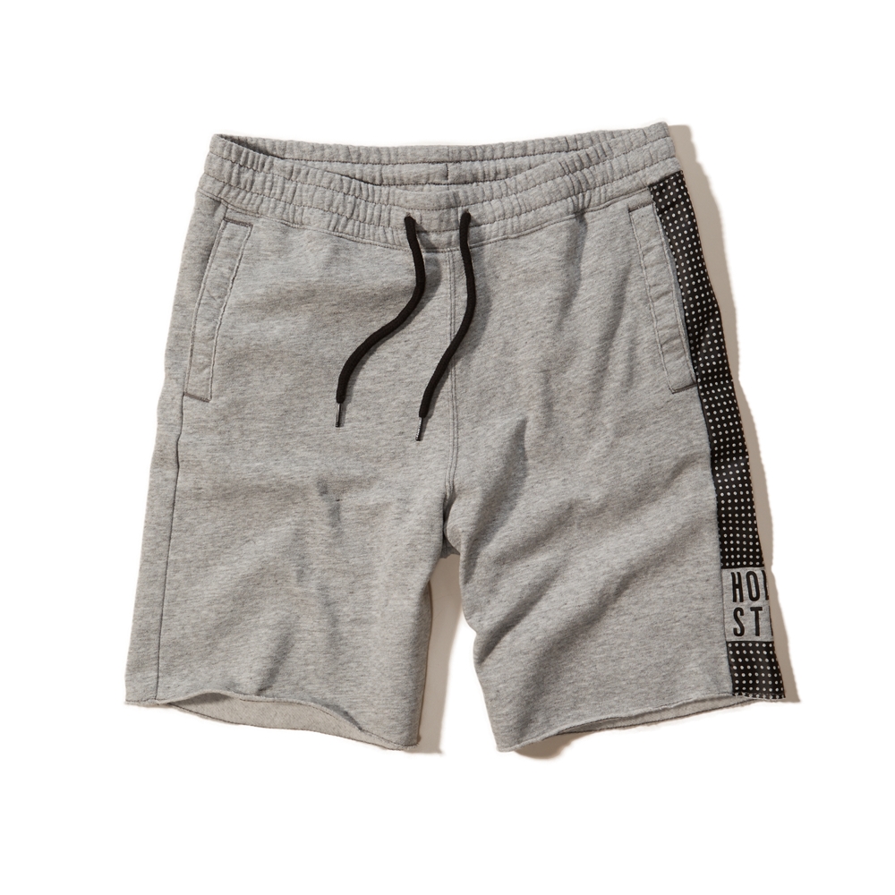 hollister fleece jogger shorts