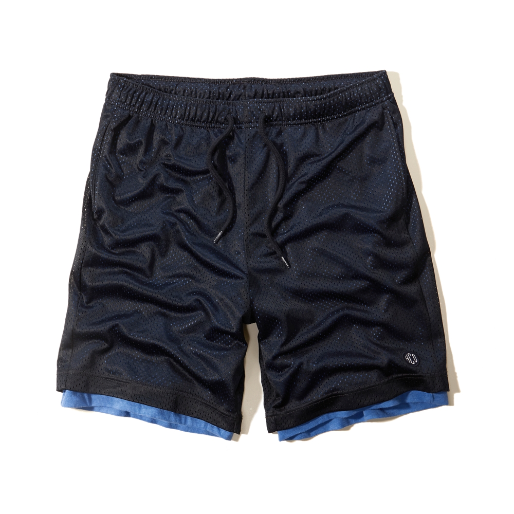 fleece shorts hollister