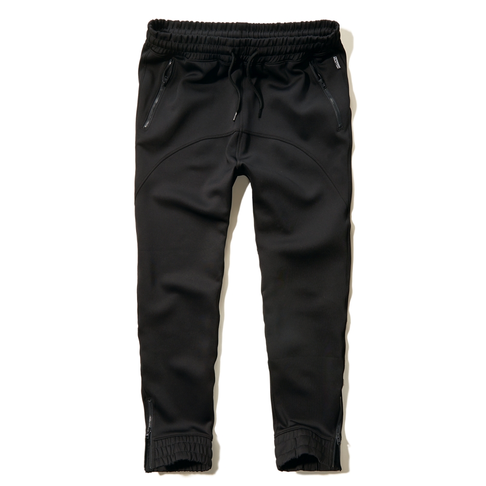 black hollister joggers