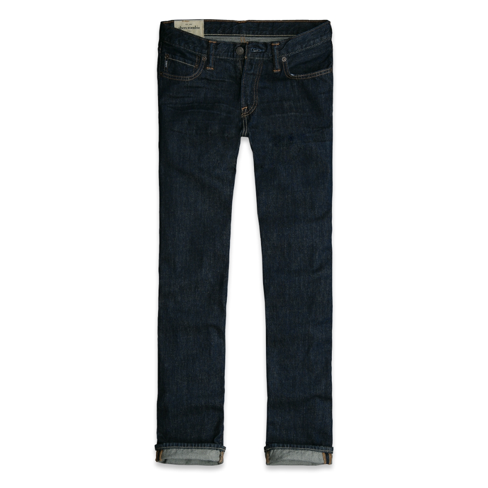 guys a&f  slim straight jeans