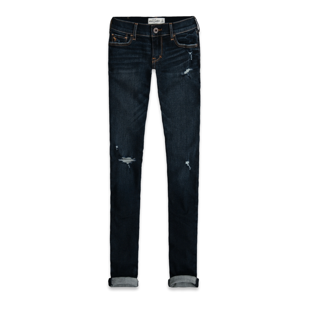 girls a&f super skinny jeans