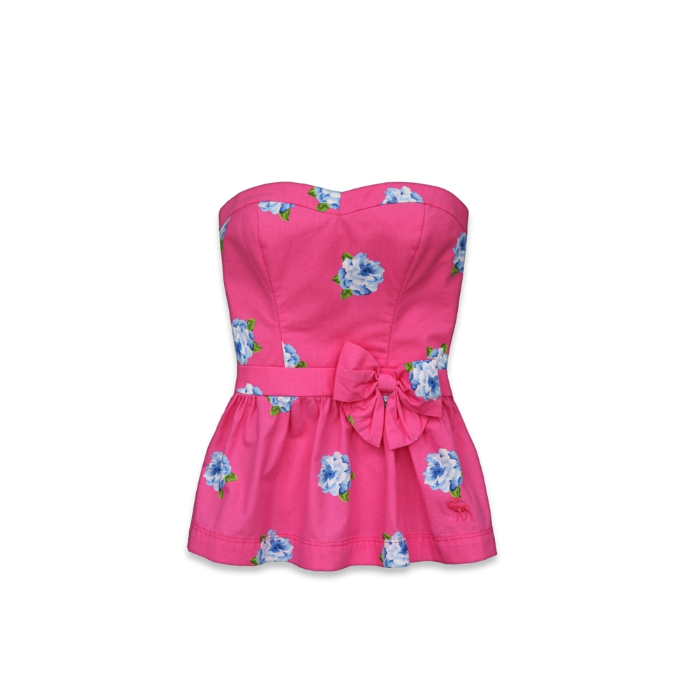 girls harper strapless top
