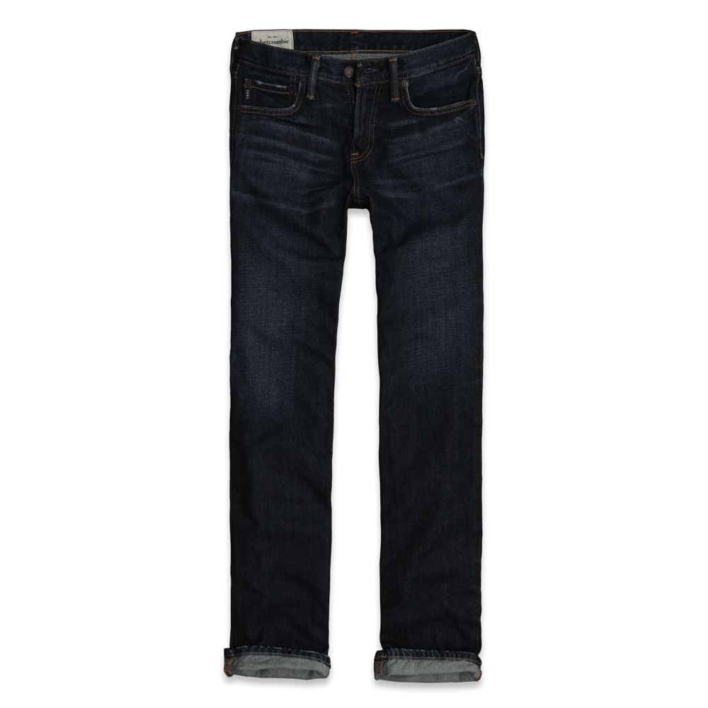 guys a&f classic straight jeans