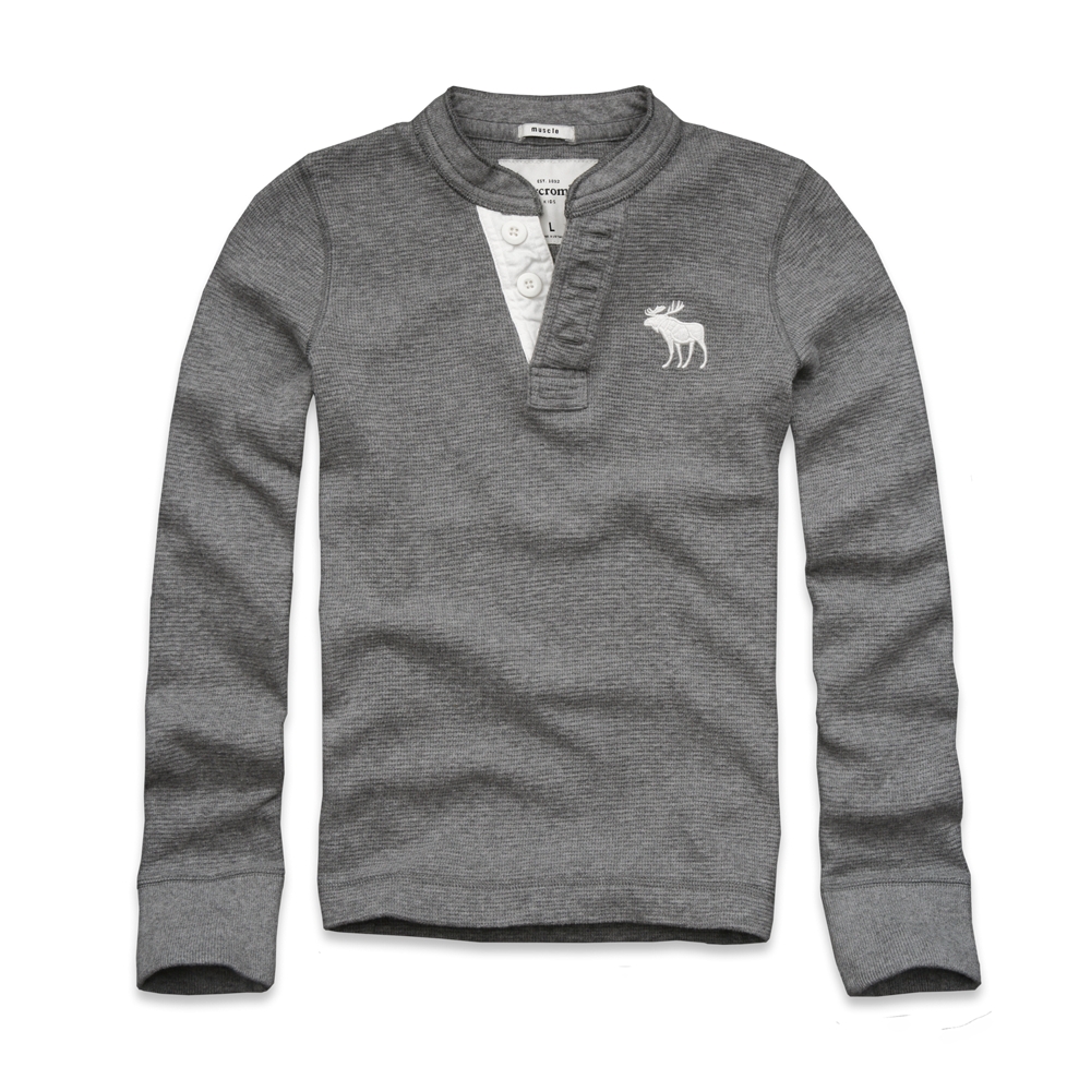 guys great range waffle texture henley