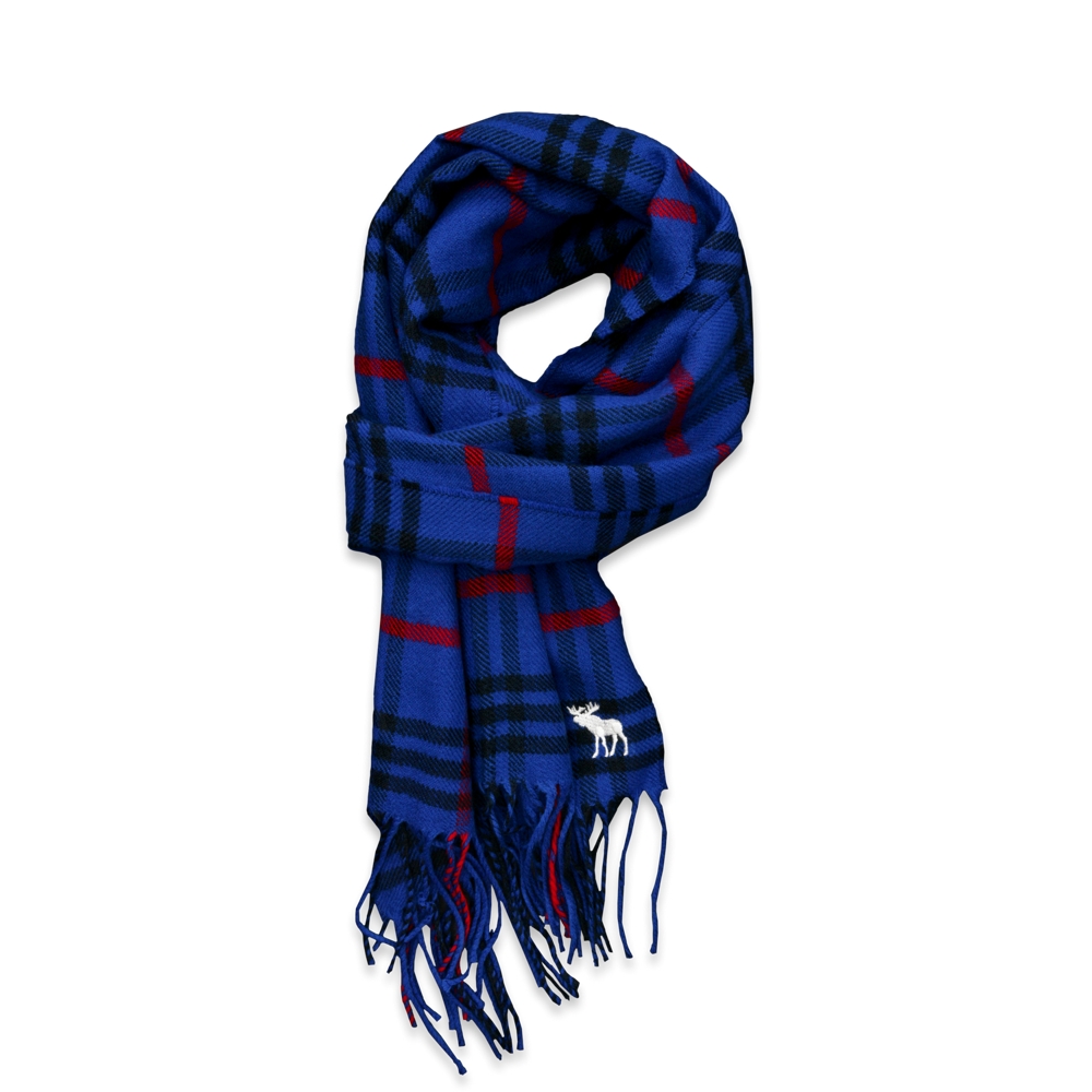 girls colorful plaid scarf
