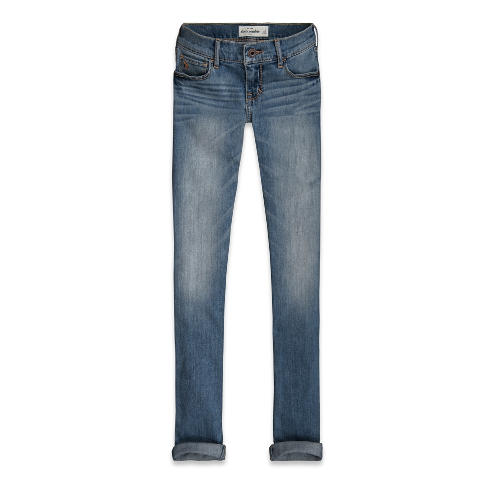 girls a&f super skinny jeans