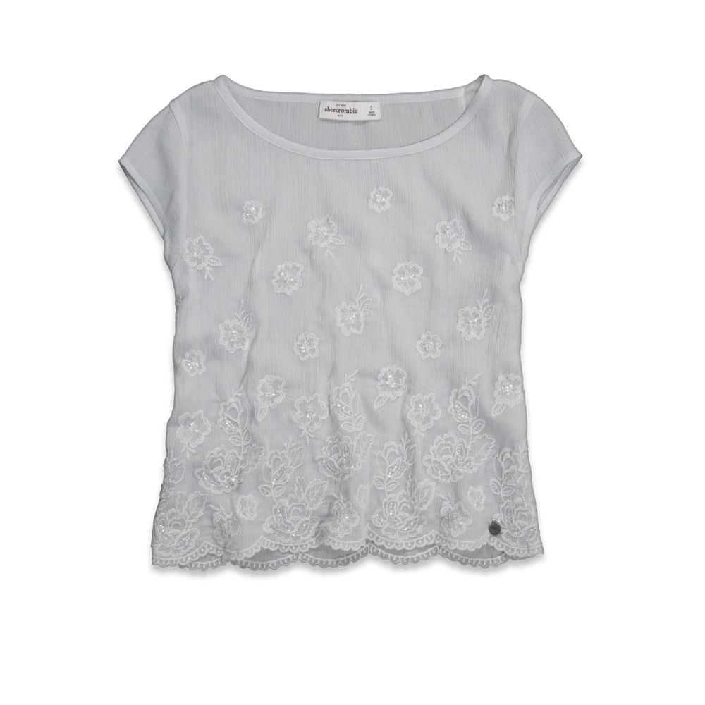girls camille shine top