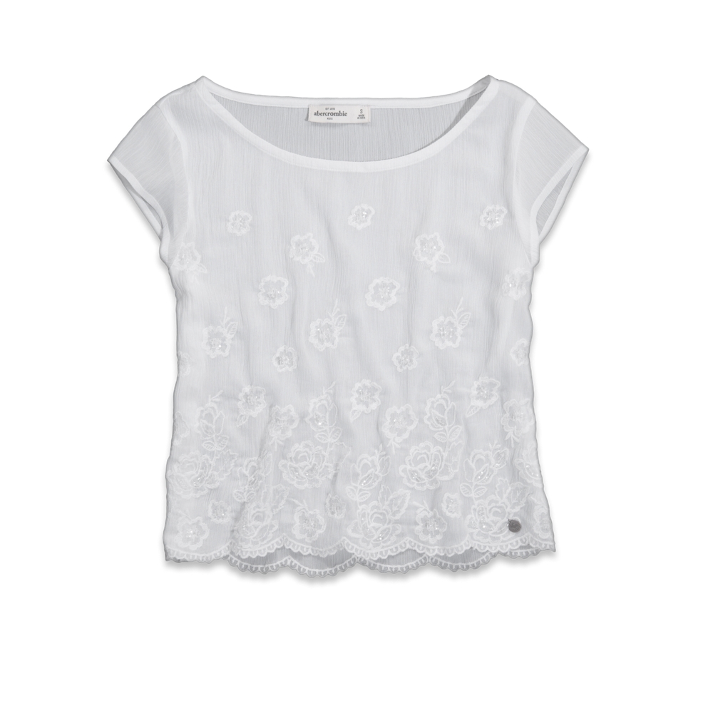 girls camille shine top