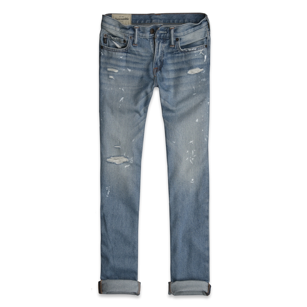 guys a&f skinny jeans