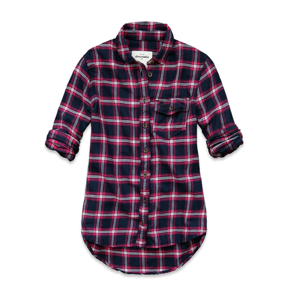 girls gemma flannel shirt