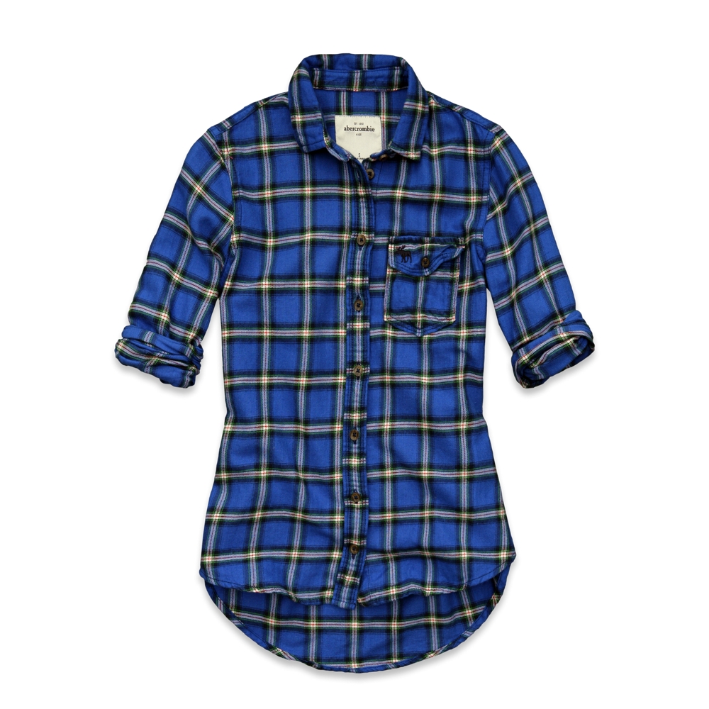 girls gemma flannel shirt