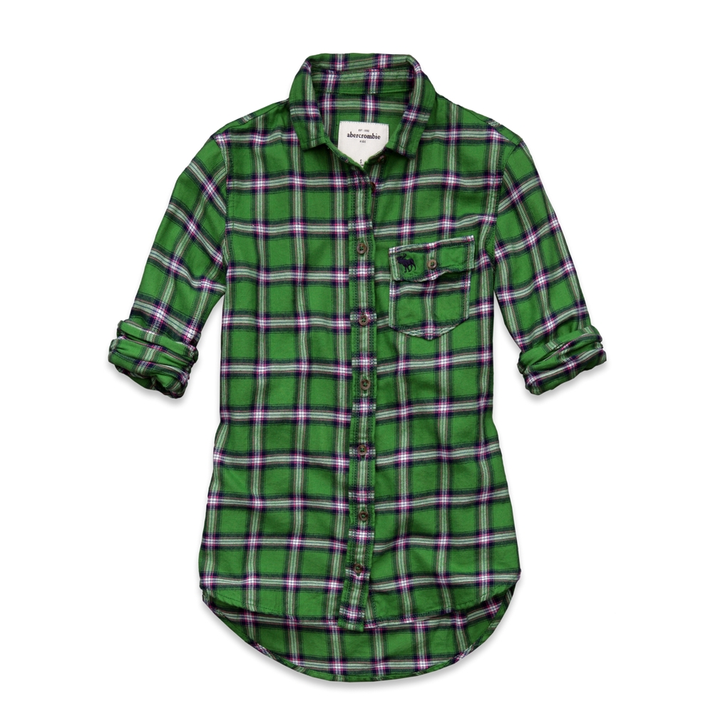 girls gemma flannel shirt