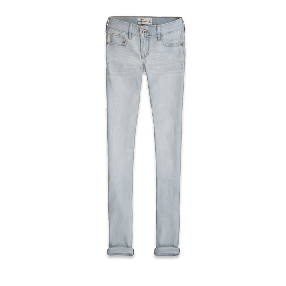 girls a&f super skinny jeans