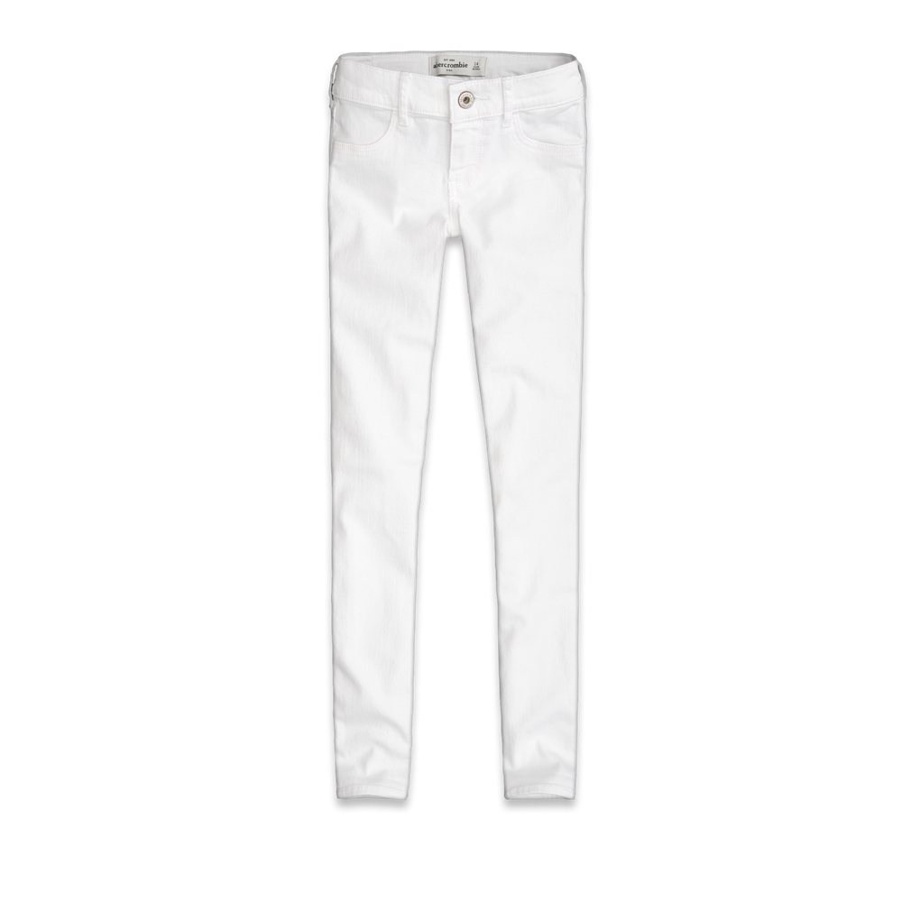 girls a&f super skinny ankle jeans