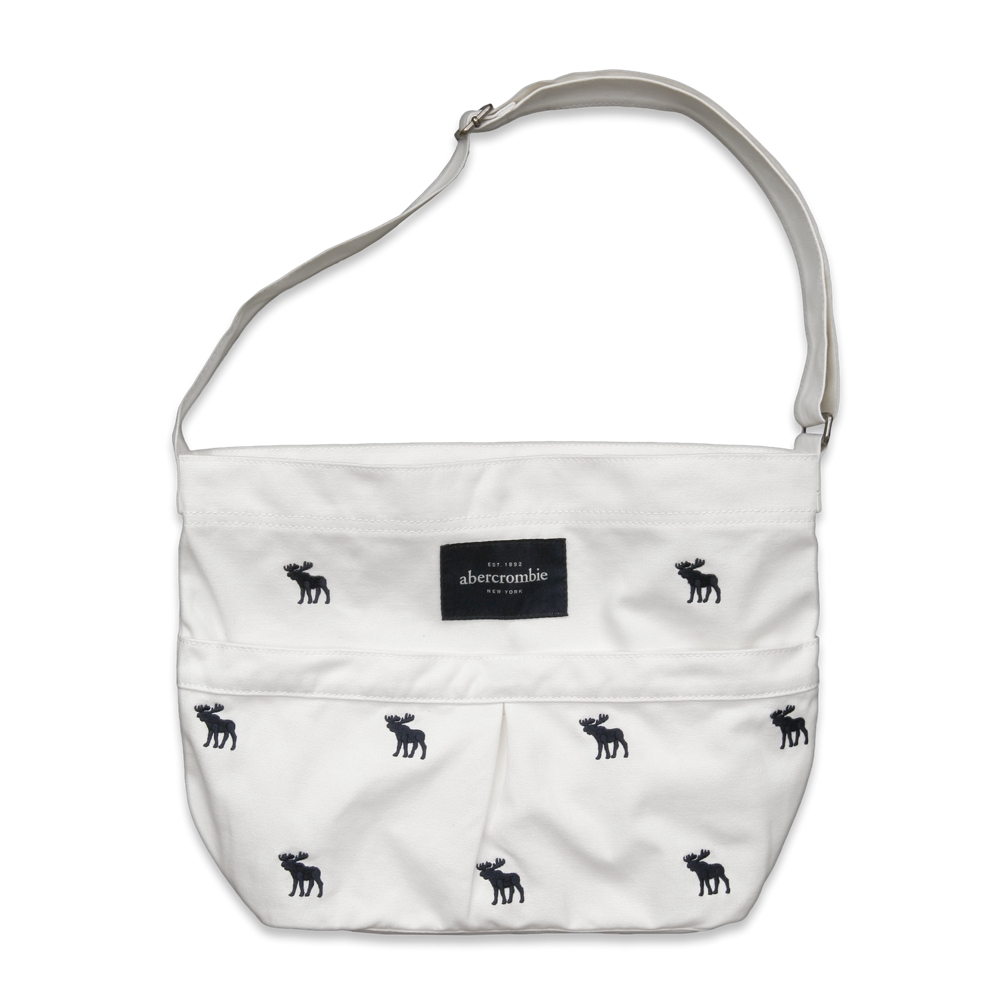 girls embroidered tote