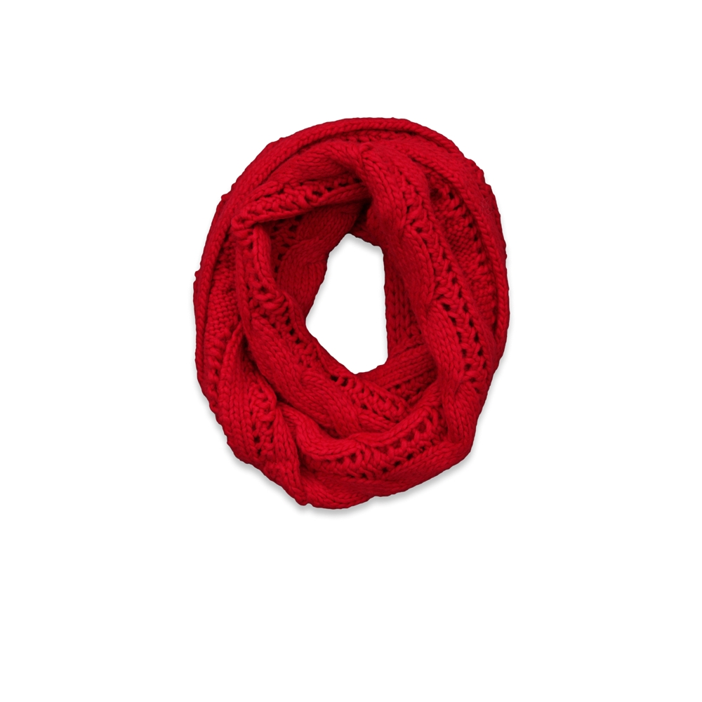 stocking stuffers knit cable eternity scarf