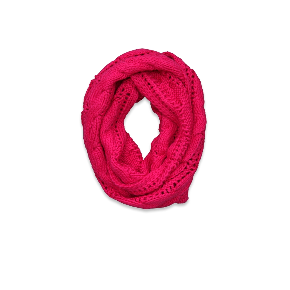 stocking stuffers knit cable eternity scarf