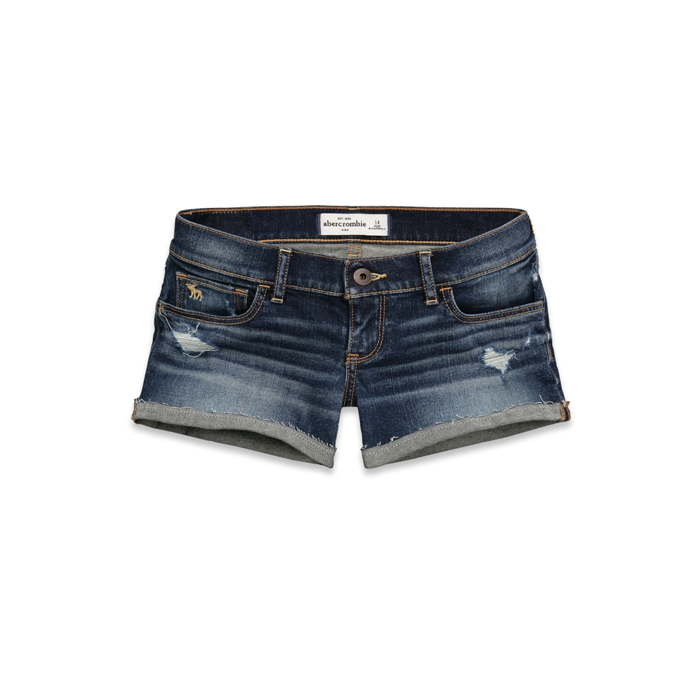 girls a&f low rise shorts