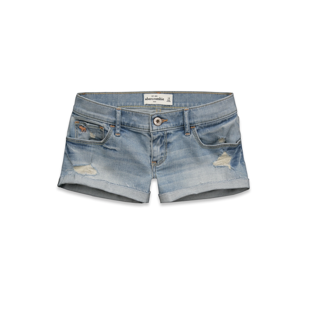 girls a&f low rise shorts