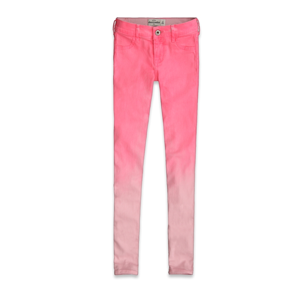 girls a&f super skinny ankle jeans