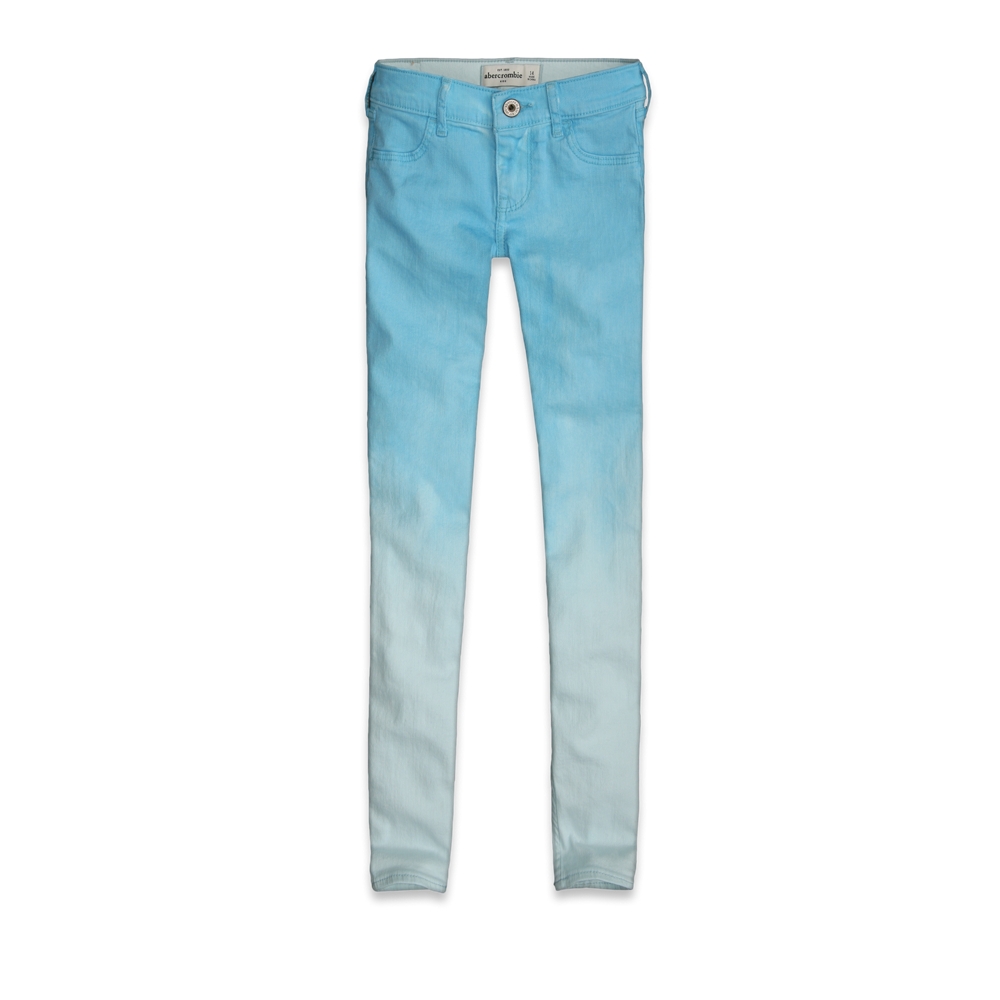 girls a&f super skinny ankle jeans