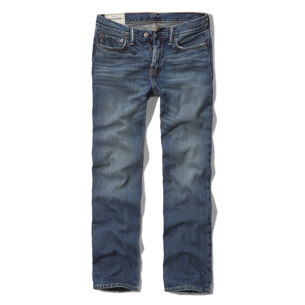 guys a&f classic straight jeans