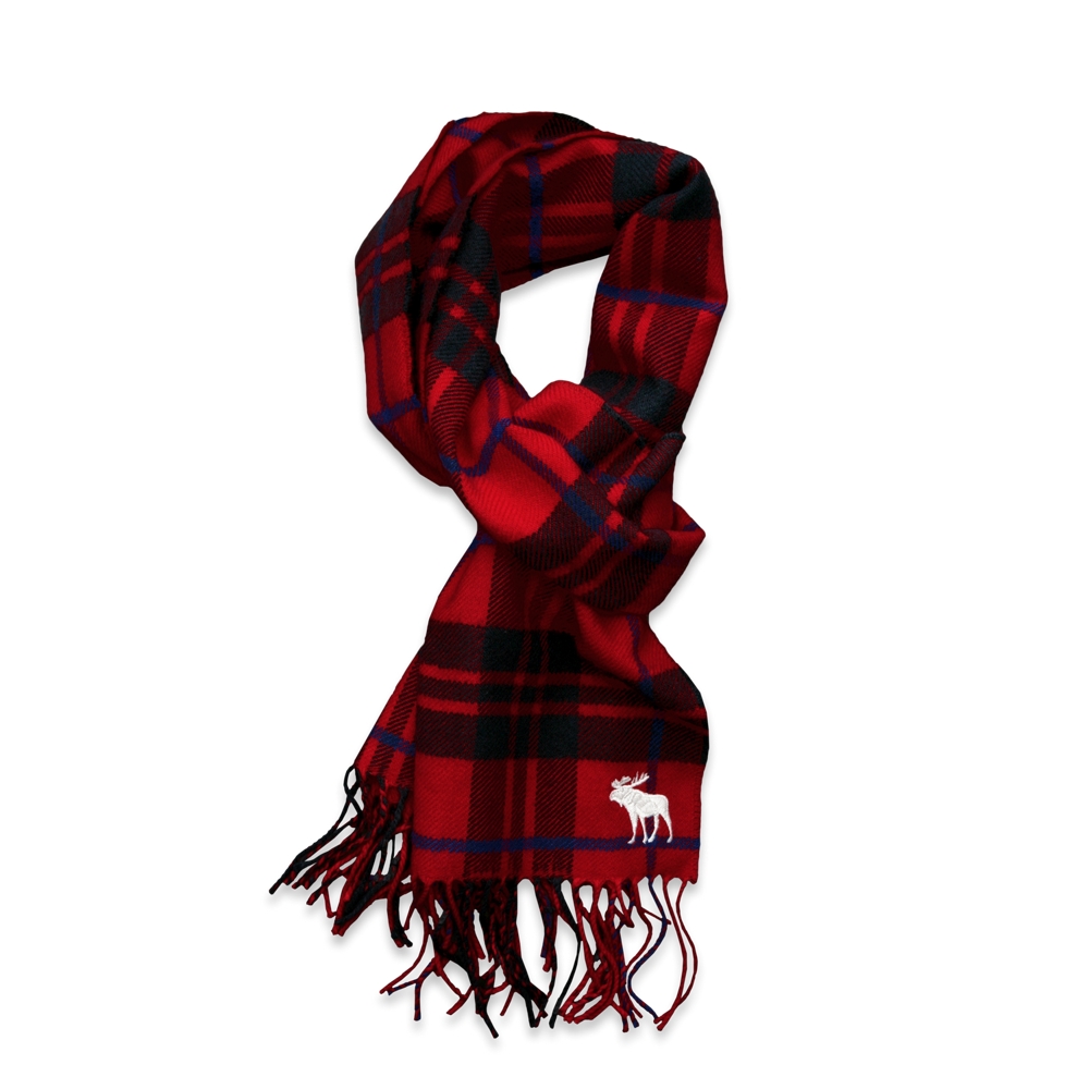 guys classic plaid scarf