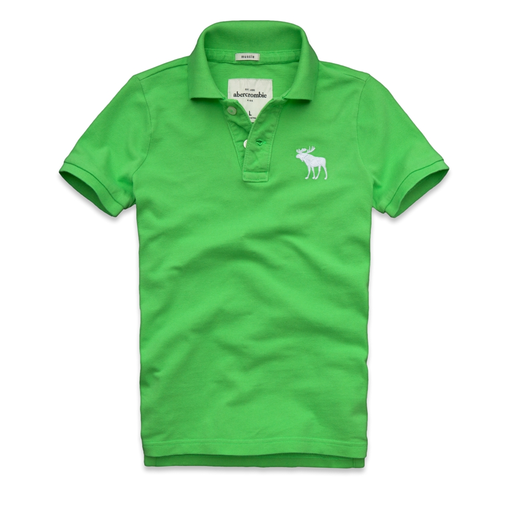 guys bald peak polo