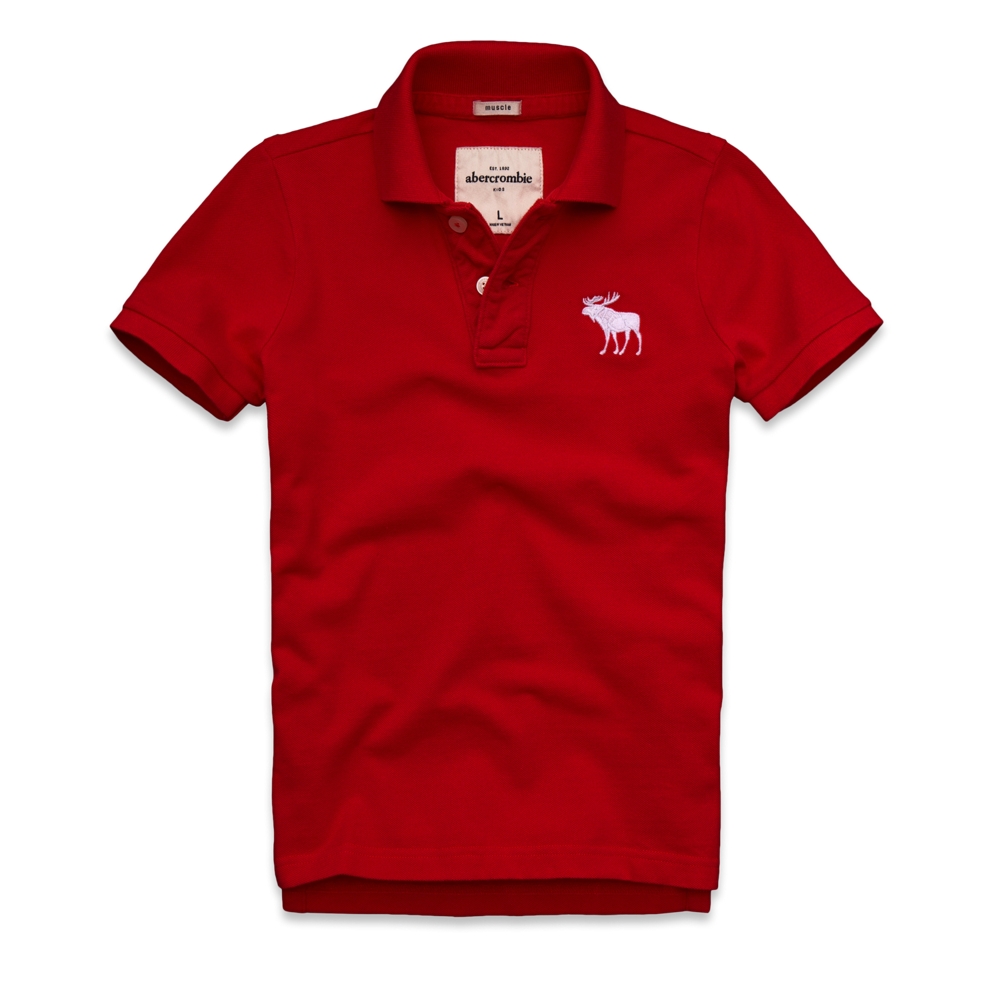 guys bald peak polo