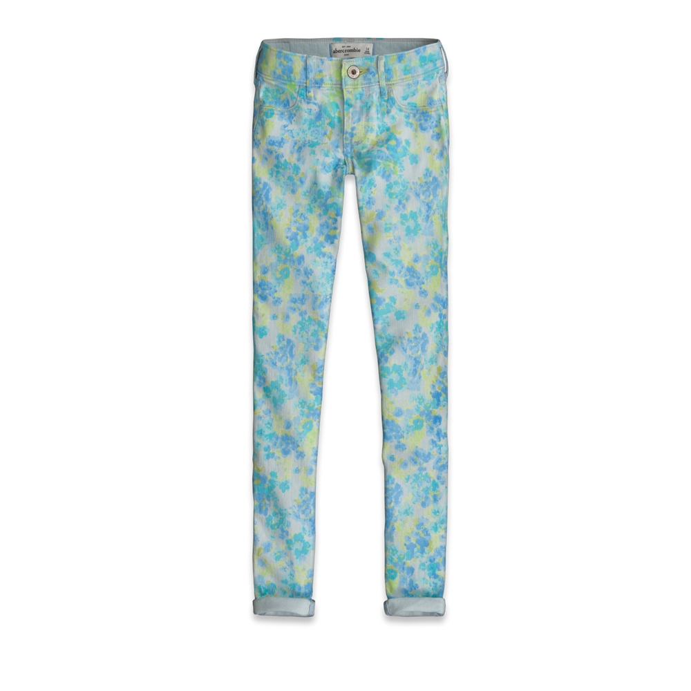 girls a&f super skinny ankle jeans