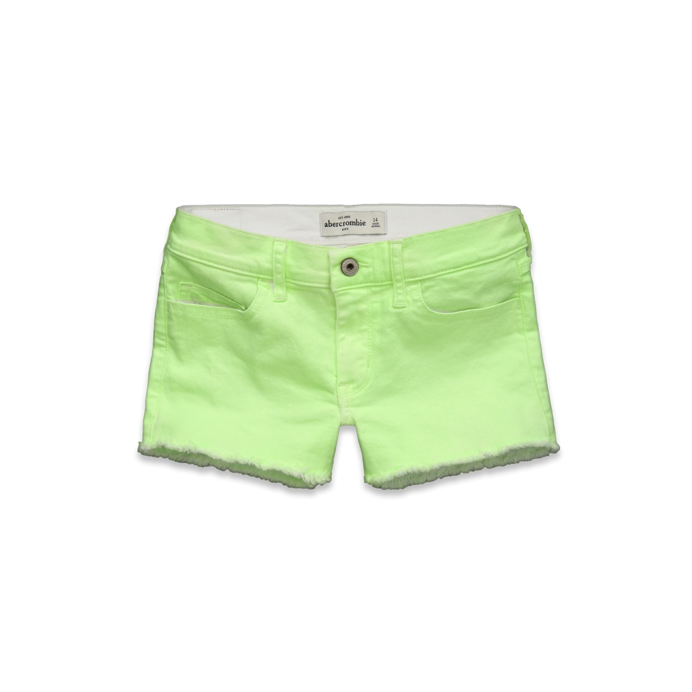 girls a&f high rise shorts