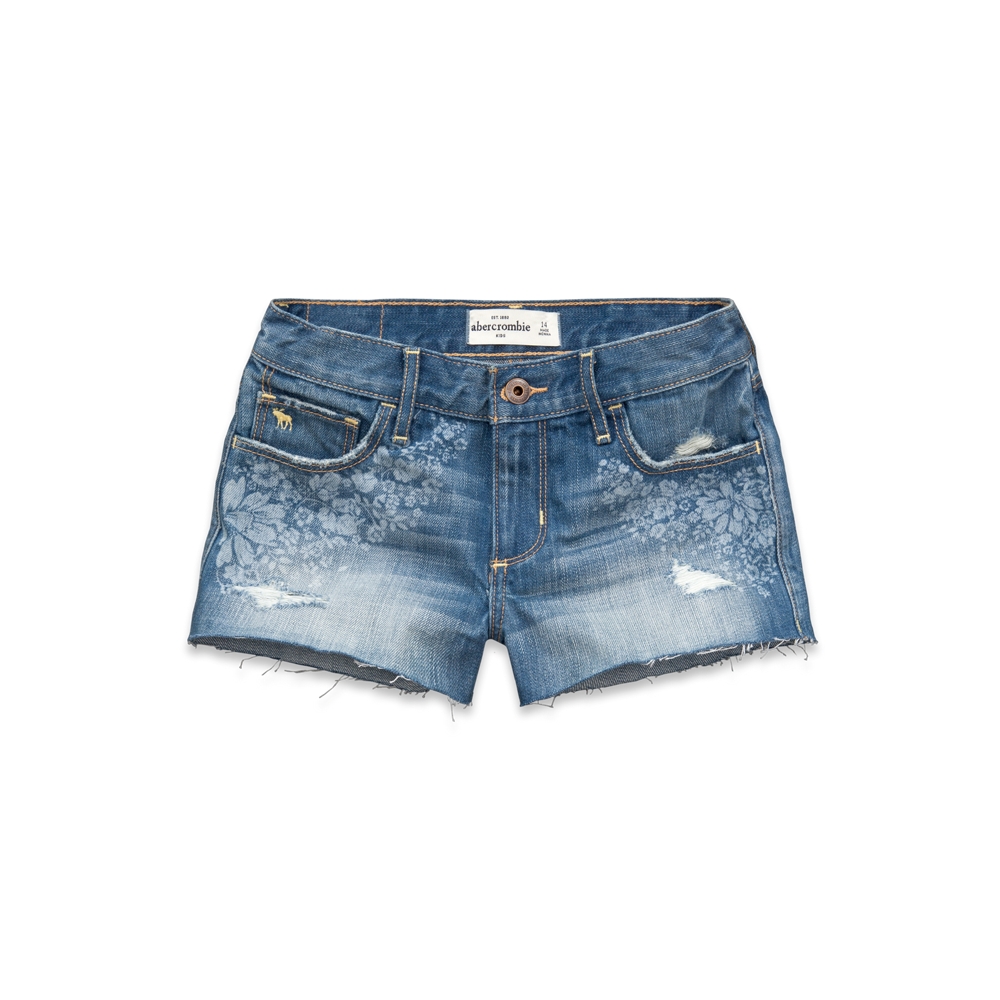 girls a&f high rise shorts