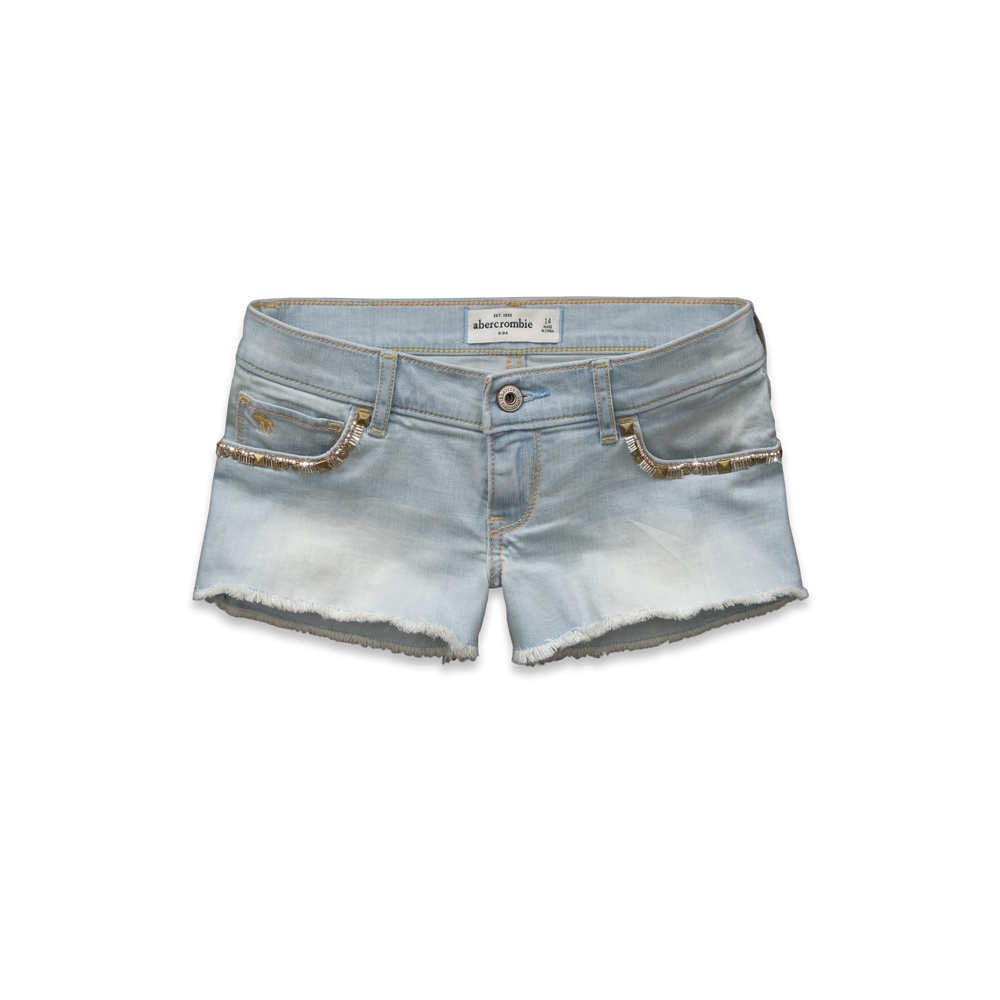 girls a&f low rise shorts