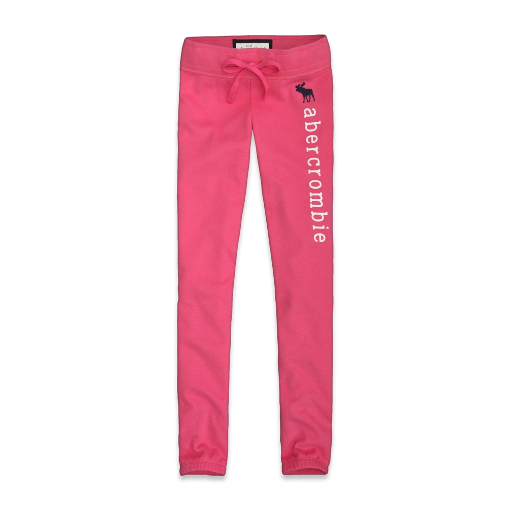 girls a&f classic banded sweatpants